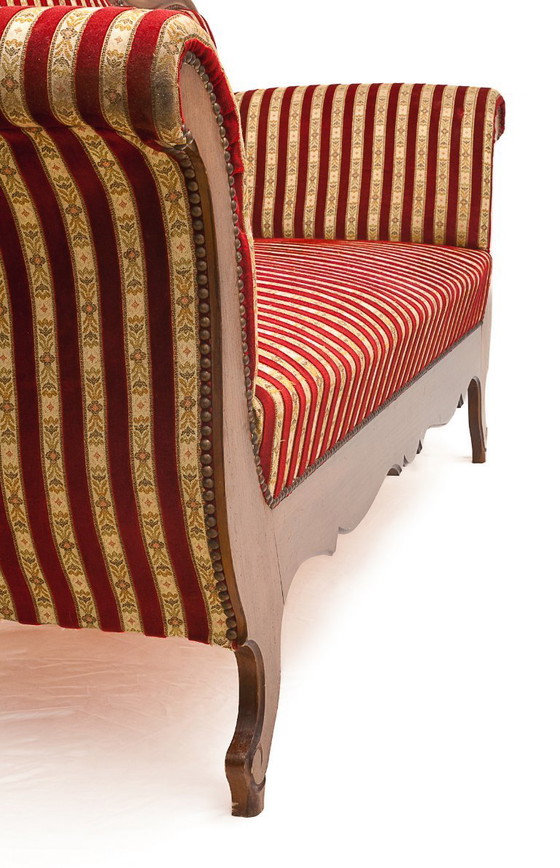 Image 1 of Recamier tweezitsbank in zijden stof