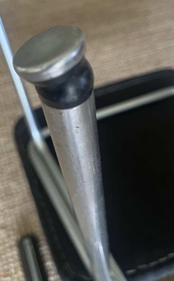 Image 1 of 1x eetkamer stalen buisframe- di Bureaustoel 