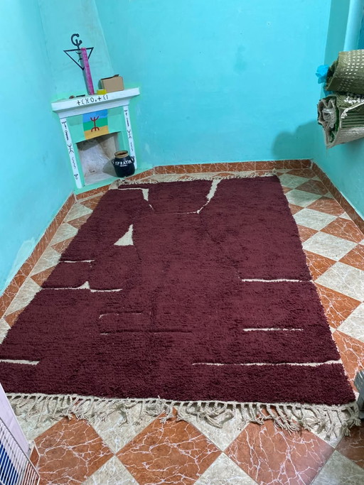 Handmade natural wool rug, 200cm x 300cm – vloerkleden en tapijten
