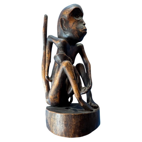 Image 1 of Scultura tribale - Madre e figlio - Stile Sepik - Papua Nuova Guinea - 1940-1960 ca.