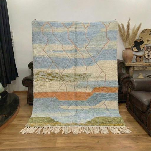 Tapis Marocain en Laine Naturelle 250cmx150cm