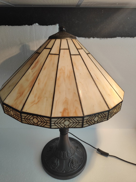 Image 1 of Tiffany Table Lamp Large High Model