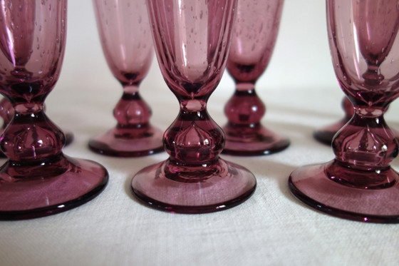 11 blown bubble glasses Verrerie du Marais Riom – Glass & Decanter (photo 4 of 11)