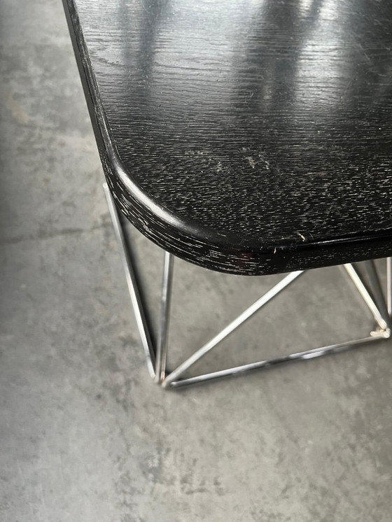 Image 1 of Mesa de centro Thonet Eiffel original, chapa de roble negro, diseño Bauhaus