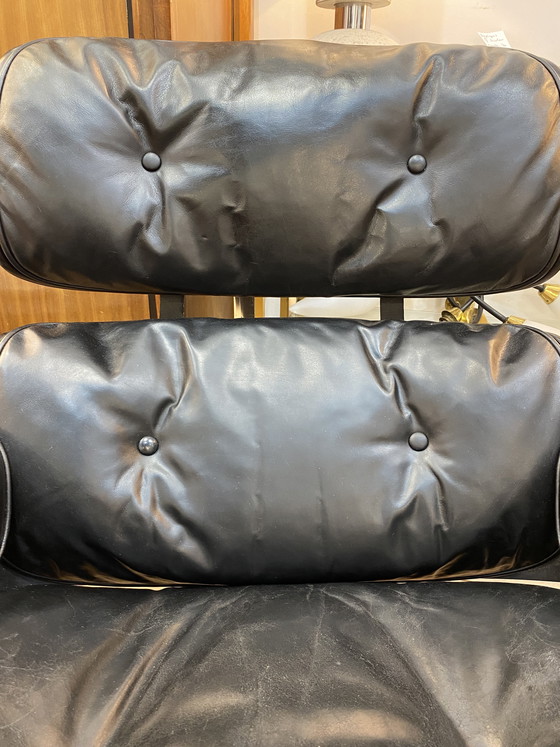 Image 1 of Paire de Lounge Chairs de Eames 