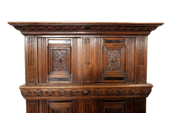 Image 1 of Fino armario Pilaster holandés del siglo XVII