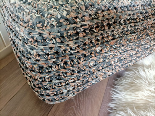Geknoteter Hocker / Fußhocker