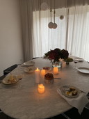 Beautiful marble dining table