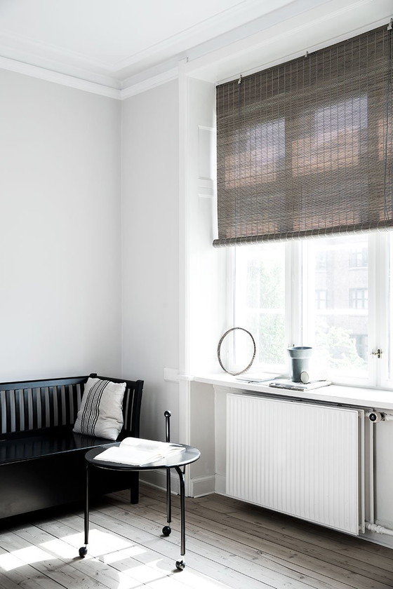 Image 1 of Color&Co Danish bamboo roller blind 1x Gray stain 113x186