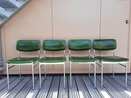 Set 4x sedie da pranzo vintage mcm