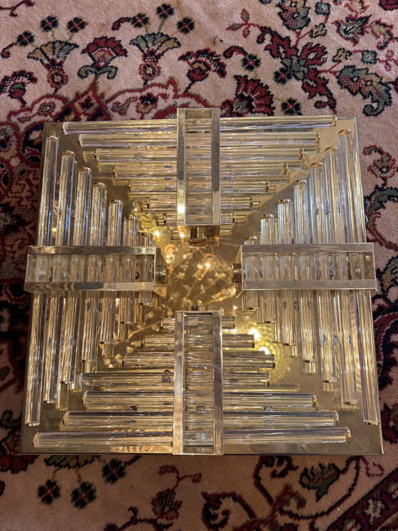 Image 1 of Very rare set of Palme design vintage ceiling/wall lamps