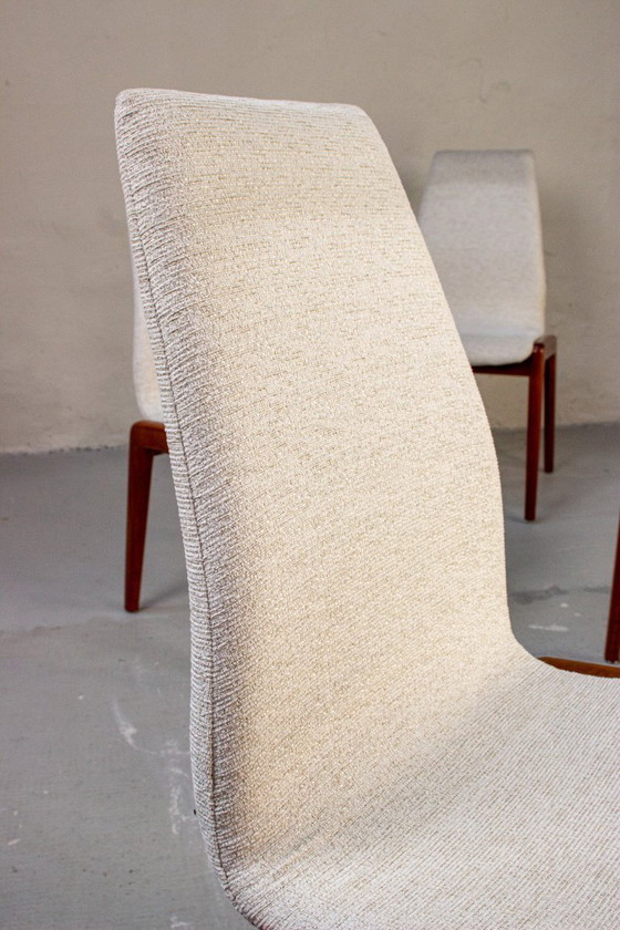 Image 1 of 4 teakhouten stoelen