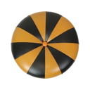 Pouf rotondo vintage in similpelle anni '60