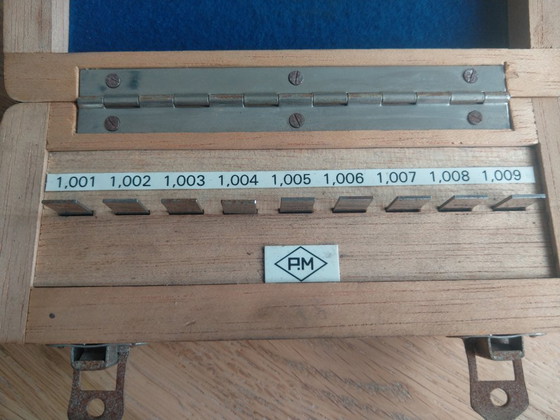 Image 1 of TWO Sets of Caliber blocks (aka Johnson Gauges) by Précision Mécanique