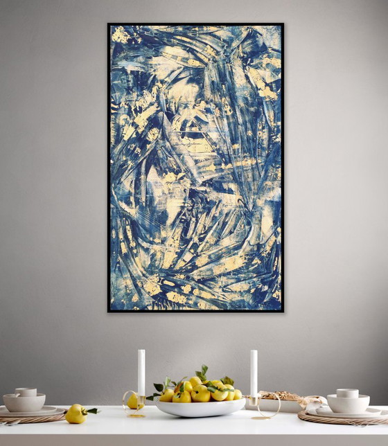 Jürgen Angeler - Blue Golden Seahorse – Paintings & Drawings, Canvas (photo 26 of 30)