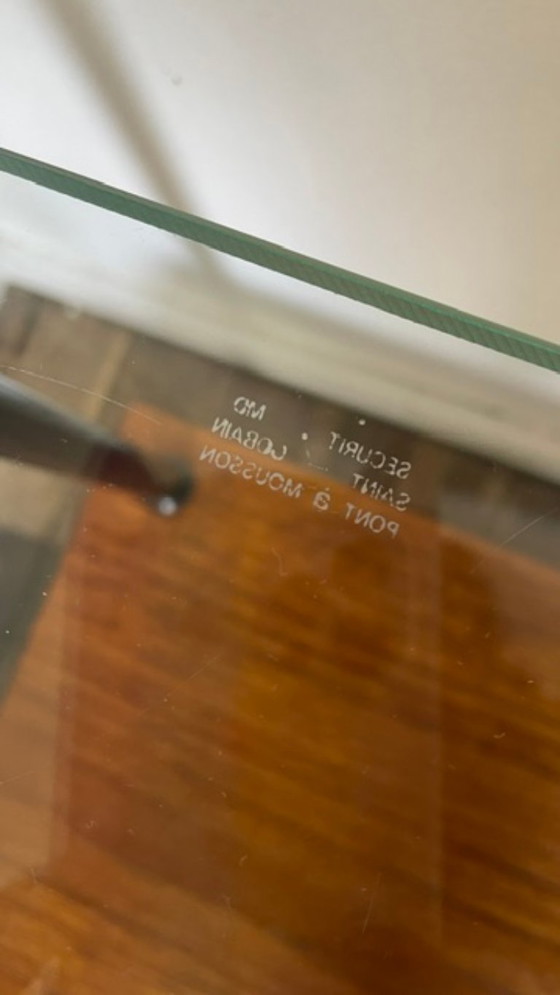 1960 Double-Tier Coffee Table – Saint Gobain, Brass, Metal (photo 2 of 31)