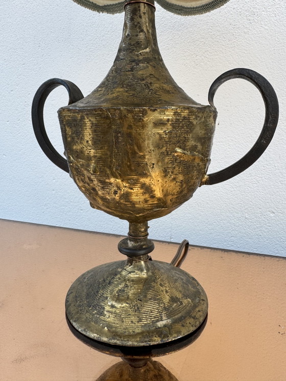 Brutalistische lamp van Max Bré, jaren 60 – Tafellampen, Bronze (photo 15 of 15)