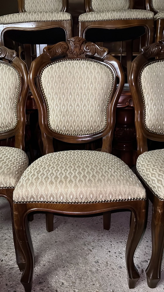 Image 1 of 6 Barock-Esszimmerstühle