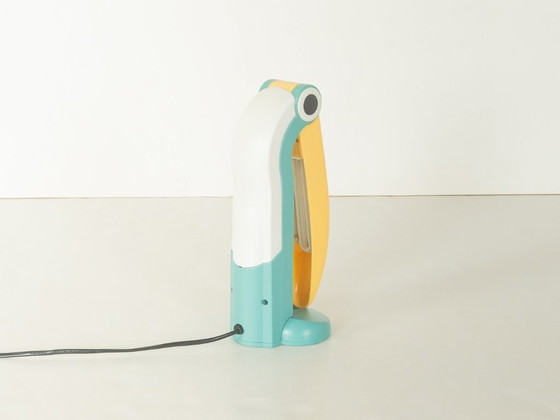 Lampada tucano, H.T. Huang, anni '80, Hunagslite, Lampade da tavolo, Plastica, Bianco (foto 8 di 12)