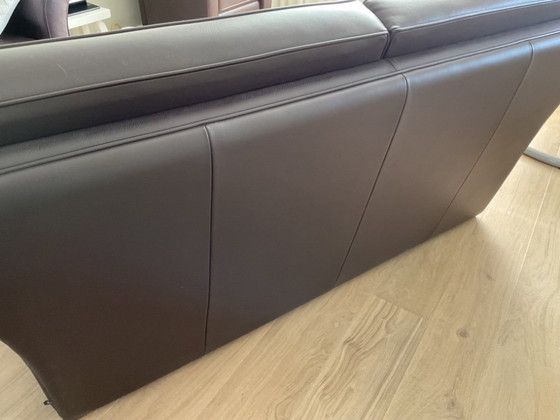 Image 1 of Bankstel 2,5 Zits bank en 2 fauteuils leer 