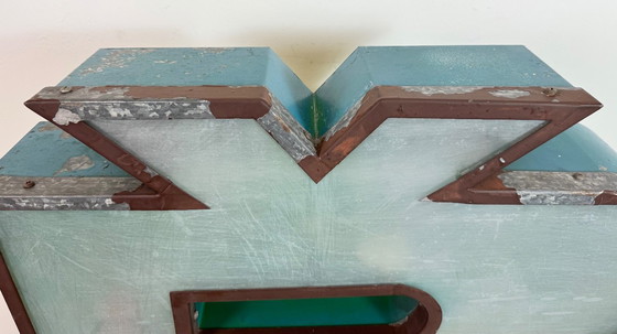 Image 1 of Large Vintage Illuminated Advertising Letter Ř , 1960s