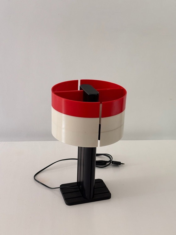 Image 1 of Stigram tafellamp van Jean Pierre Vitrac voor Verre Lumière, Frankrijk, circa 1980