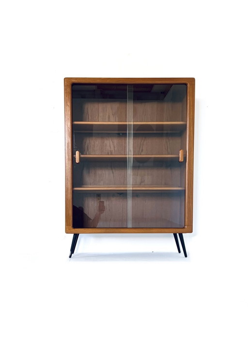Vitrine lumineuse vintage, Silkenborg Møbelfabrik '70
