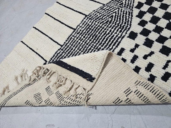Image 1 of Two traditional Moroccan handwoven Berber rugs, size 2 (1.5/2.5) m
