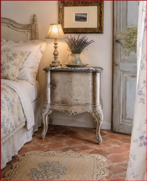 Chippendale style bedside table
