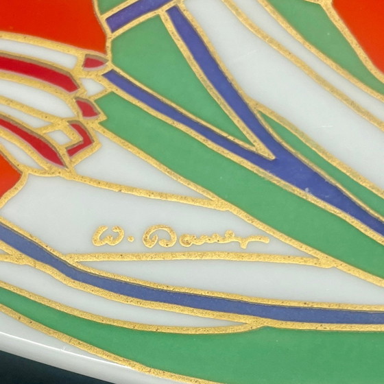 Rosenthal studio-line Wolf Bauer Summer – Porcelain Bowl Floral Decor 70s – Table accessories (photo 3 of 6)