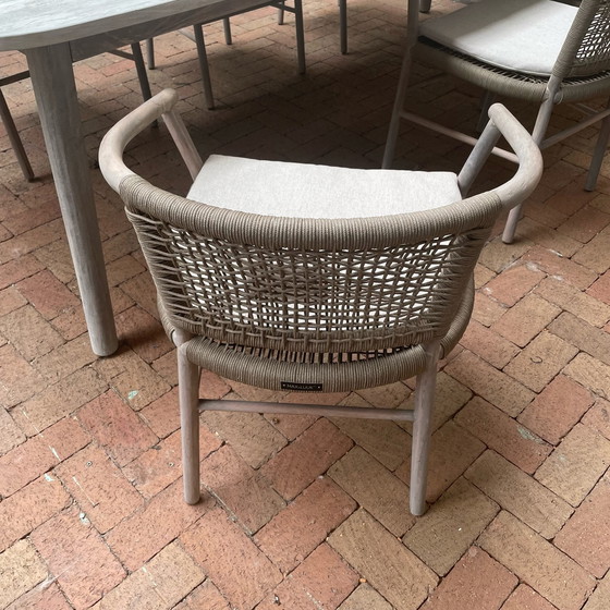 Image 1 of Max & Luuk Lennon Gartentisch - 280x110 mit Kevin Gartenstuhl (6er-Set)