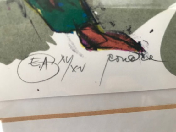 Image 1 of Belle lithographie Pavel Roučka 66 x 41