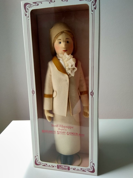 Image 1 of Steiff Filzpuppe Filzpuppe Tennis Lady Betty 1986-1987