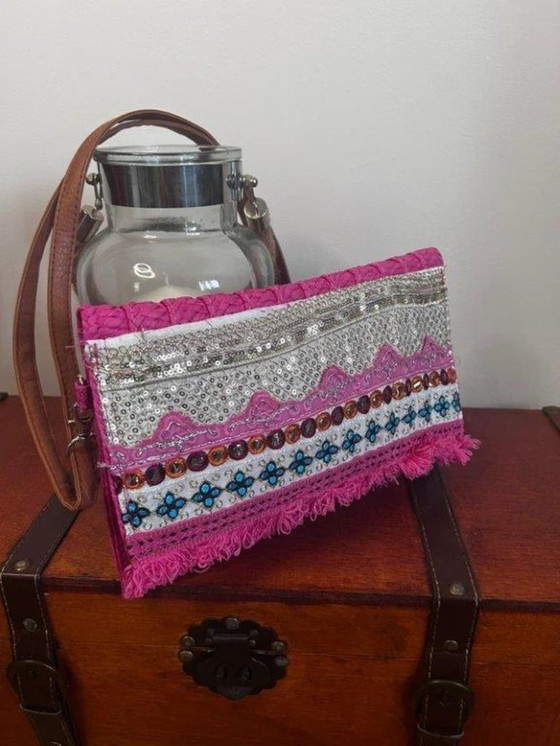 Image 1 of  Envelope bag pink