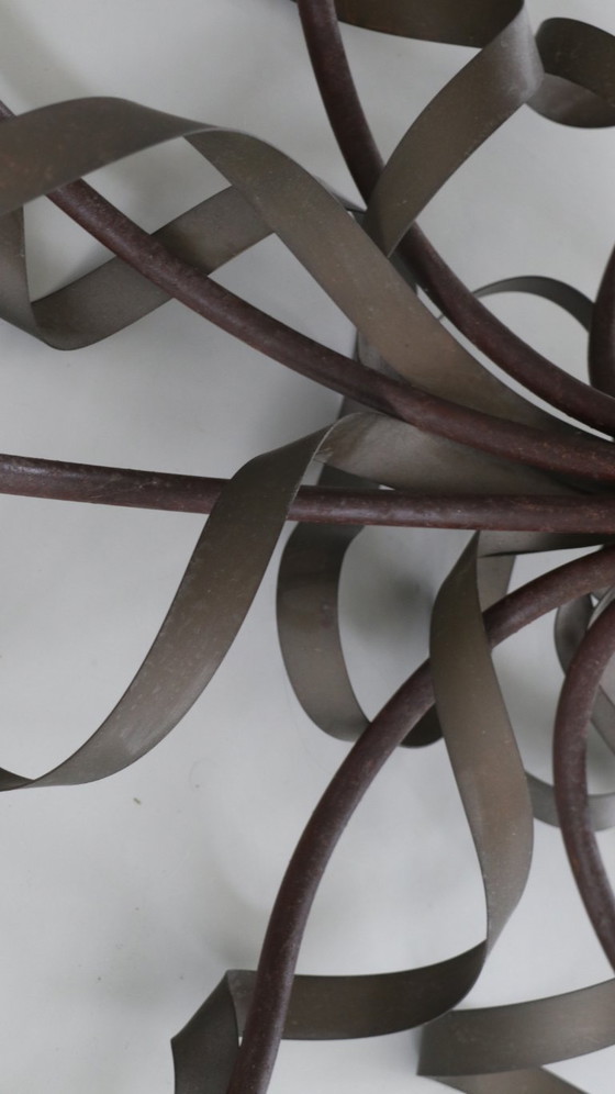 Jacco Maris - Ruban Plie Lamp, 8-Arm Chandelier – Bronze (photo 2 of 5)