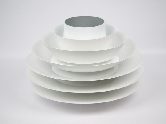 Image 1 of Coppia di 2 lampade a sospensione vintage danesi Verona di Svend Middelboe, Lyfa, 1962