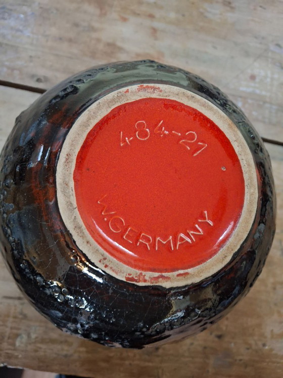 Image 1 of Jarrón Scheurich Modelo 484/21 Fat Lava