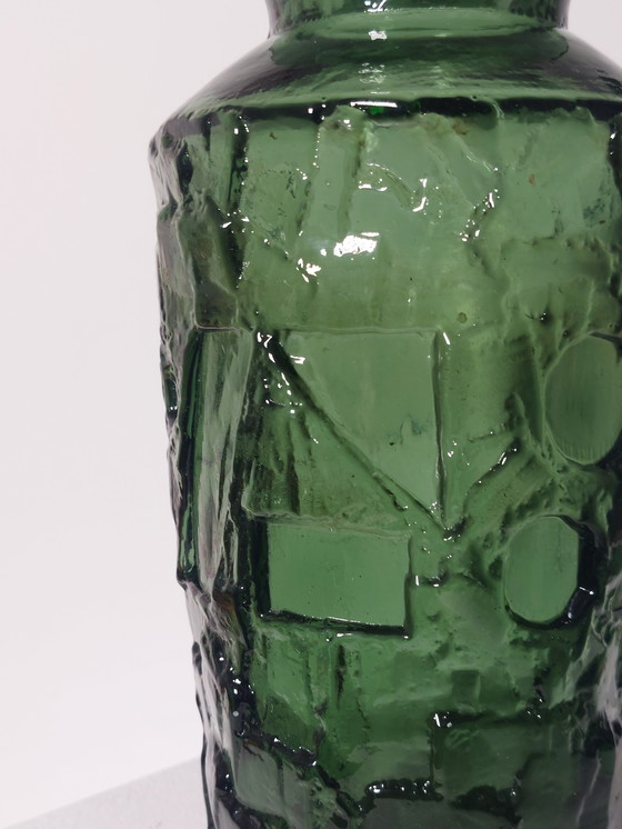 Image 1 of Vintage Mid Century Glasvase Göte Augustsson Ruda Glasbruk 1960er