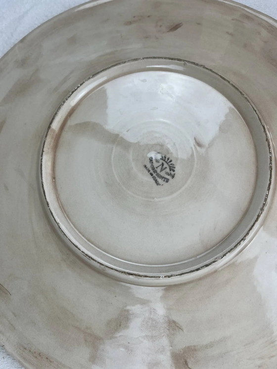 Conjunto Capodimonte – Cuenco sobre pedestal y plato decorativo – Porcelain, Ceramic (photo 8 of 14)