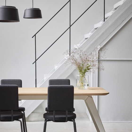 Image 1 of Table à manger Fold de Bas Vellekoop pour Puik Design, cadre blanc