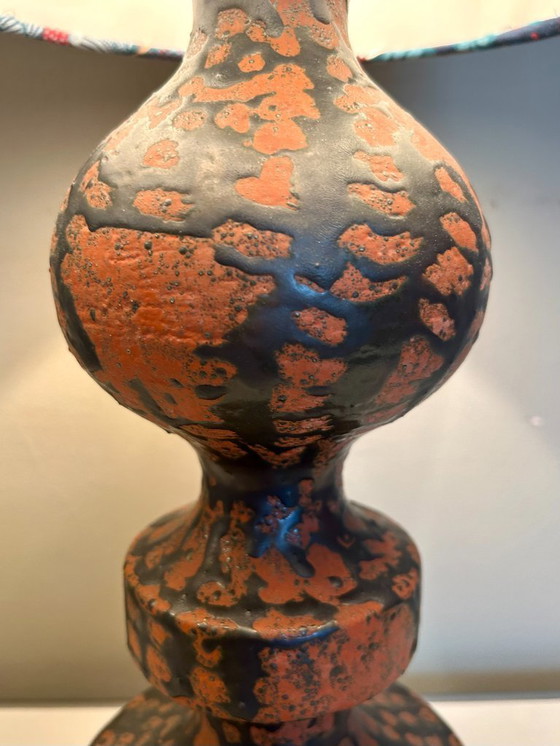 Image 1 of Lampada a lava grassa con decoro Ankara di Carstens Tönnieshof, 1960