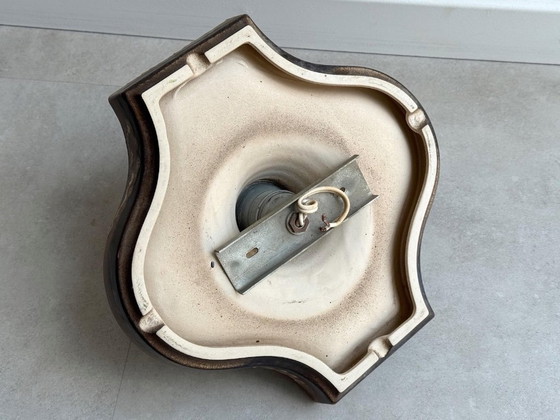 Image 1 of Lampada da parete vintage Fat Lava in ceramica Hustadt Leuchten