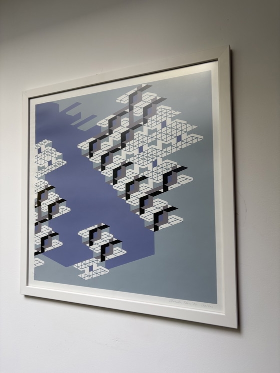 Image 1 of Zeefdruk Geometrie (1987) van Ursula Pless