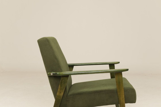Image 1 of Mid-century modern accent, diep olijfgroen, 1970