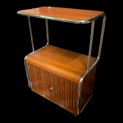 Modernistisch Art Deco Bauhaus Dressoir van Buisstaal & Hout, 1930