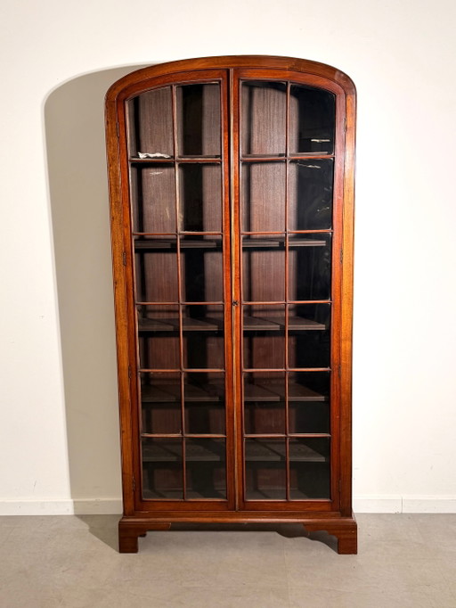 Vetrina / Libreria Antica in Mogano con Vetri – vitrinekasten, Wood, Glass (photo 2 of 5)