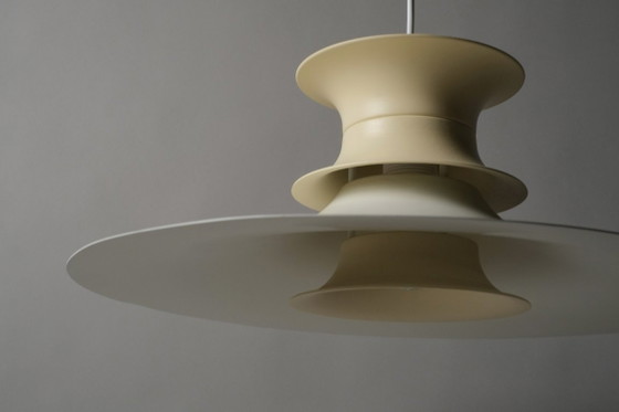 Lampe à suspension Lyskær Belysning, éclairage moderne danois des années 1970. – Plastic (photo 4 of 9)