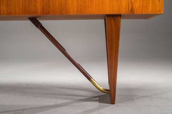 Image 1 of  Mid-Century Boomerang Desk in Teak by Peter Løvig Nielsen, Denmark, 1960s