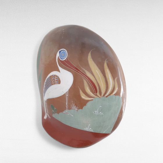 Image 1 of Gufo in ceramica vintage, Tonalá Messico, anni '70, H37cm