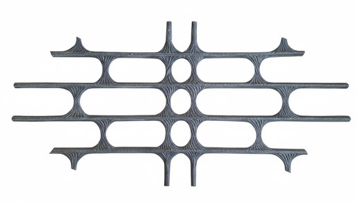 Grande scultura murale di metà secolo